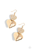 Paparazzi "Charming Connection" Gold Earrings Paparazzi Jewelry