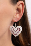 Paparazzi "Romantic Reunion" White Earrings Paparazzi Jewelry