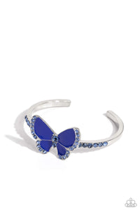 Paparazzi "Particularly Painted" Blue Bracelet Paparazzi Jewelry