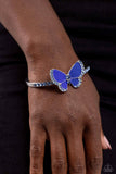 Paparazzi "Particularly Painted" Blue Bracelet Paparazzi Jewelry