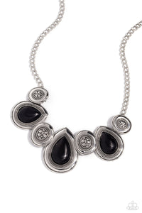 Paparazzi "Rustic Remix" Black Necklace & Earring Set Paparazzi Jewelry