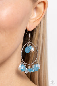 Paparazzi "Elite Expression" Blue Earrings Paparazzi Jewelry