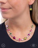 Paparazzi "Dramatic Debut" Multi Necklace & Earring Set Paparazzi Jewelry