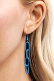 Paparazzi "Tranquil Unity" Blue Lanyard Necklace & Earring Set Paparazzi Jewelry