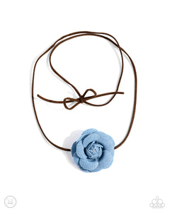 Paparazzi "Floral Folktale" Brown Choker Necklace & Earring Set Paparazzi Jewelry