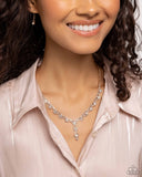 Paparazzi "Executive Embellishment" Gold Necklace & Earring Set Paparazzi Jewelry