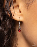 Paparazzi "Birthstone Beauty" Red January 342TV Necklace & Earring Set Paparazzi Jewelry