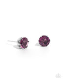 Paparazzi "Breathtaking Birthstone" Purple February 024TW Post Earrings Paparazzi Jewelry