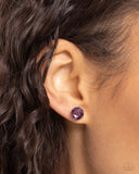 Paparazzi "Breathtaking Birthstone" Purple February 024TW Post Earrings Paparazzi Jewelry
