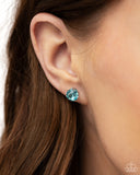 Paparazzi "Breathtaking Birthstone" Blue March 173TX Post Earrings Paparazzi Jewelry