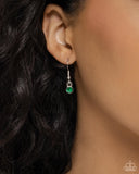 Paparazzi "Birthstone Beauty" Green May 402TZ Necklace & Earring Set Paparazzi Jewelry