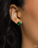 Paparazzi "Breathtaking Birthstone" Green 051TZ May Post Earrings Paparazzi Jewelry