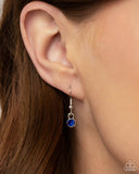 Paparazzi "Birthstone Beauty" Blue September 487UD Necklace & Earring Set Paparazzi Jewelry