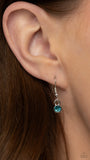 Paparazzi "Birthstone Beauty" Blue December 488UG Necklace & Earring Set Paparazzi Jewelry
