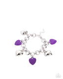 Paparazzi "Whole Lotta Love" Purple Bracelet Paparazzi Jewelry