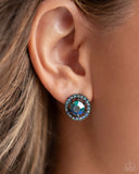 Paparazzi "Dynamic Dominance" Blue Fashion Fix Post Earrings Paparazzi Jewelry