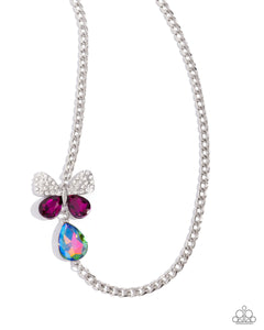 Paparazzi "Fluttering Finesse" Multi Necklace & Earring Set Paparazzi Jewelry