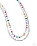 Paparazzi "Delicate Dame" Multi Necklace & Earring Set Paparazzi Jewelry