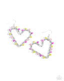 Paparazzi "HEART of Your World" Multi Earrings Paparazzi Jewelry