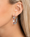 Paparazzi "Star Spangled Statement" Red Post Earrings Paparazzi Jewelry