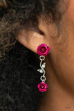 Paparazzi "Led by the ROSE" Pink Post Earrings Paparazzi Jewelry