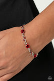 Paparazzi "Roses Supposes" Red Bracelet Paparazzi Jewelry