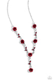 Paparazzi "ROSE Without Saying..." Red Necklace & Earring Set Paparazzi Jewelry