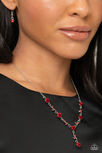 Paparazzi "ROSE Without Saying..." Red Necklace & Earring Set Paparazzi Jewelry