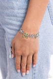 Paparazzi "Butterfly Belonging" Green Bracelet Paparazzi Jewelry