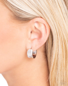 Paparazzi "Signature Sheen" Silver Post Earrings Paparazzi Jewelry