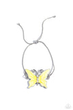 Paparazzi "Aerial Adornment" Yellow Bracelet Paparazzi Jewelry