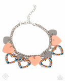 Paparazzi "HEART Time" Orange Fashion Fix Bracelet Paparazzi Jewelry