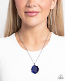 Paparazzi "Showstopping Season" Blue Necklace & Earring Set Paparazzi Jewelry