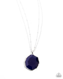 Paparazzi "Showstopping Season" Blue Necklace & Earring Set Paparazzi Jewelry