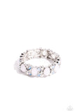 Paparazzi "Presidential Perfection" White Bracelet Paparazzi Jewelry
