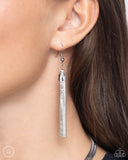 Paparazzi "Musings Moment" Silver Choker Necklace & Earring Set Paparazzi Jewelry