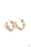 Paparazzi "Floral Flamenco" Gold Post Earrings Paparazzi Jewelry