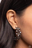 Paparazzi "Floral Flamenco" Black Post Earrings Paparazzi Jewelry