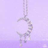 Paparazzi "Lunar Landmark" Purple Necklace & Earring Set Paparazzi Jewelry