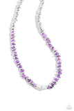 Paparazzi "Seasonal Socialite" Purple Necklace & Earring Set Paparazzi Jewelry