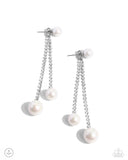 Paparazzi "Give Us A PEARL!" White Post Earrings Paparazzi Jewelry