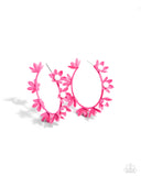 Paparazzi "Flower Vine" Pink Post Earrings Paparazzi Jewelry