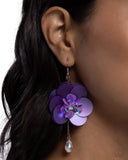 Paparazzi "Oversized Opulence" Purple Earrings Paparazzi Jewelry