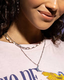 Paparazzi "Lunar Lucidity" White Necklace & Earring Set Paparazzi Jewelry