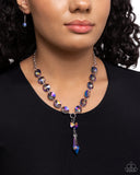 Paparazzi "Celestial Class" Blue Necklace & Earring Set Paparazzi Jewelry