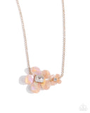 Paparazzi "Dainty Deduction" Brown Necklace & Earring Set Paparazzi Jewelry