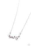 Paparazzi "Birth Month Bling - May" Silver Necklace & Earring Set Paparazzi Jewelry