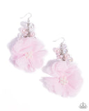 Paparazzi "Fashionable Flower Girl" Pink Earrings Paparazzi Jewelry