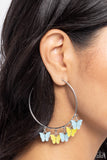 Paparazzi "Bemusing Butterflies" Blue Post Earrings Paparazzi Jewelry