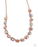 Paparazzi "Gallery Glam" Copper Necklace & Earring Set Paparazzi Jewelry